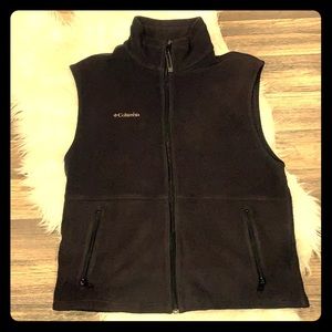 Columbia Fleece Vest Zip Up Men’s Large